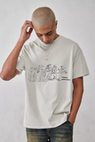 Men Doodle Hell Oversize T-Shirt