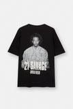 MEN Black 21 Savage T-shirt