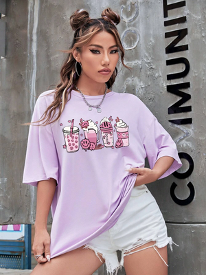 Cartoon Graphic Oversize T-shirt