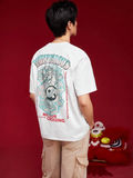 Unisex Chinese Dragon & letter T-shirt