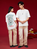 Unisex Chinese Dragon & letter T-shirt