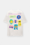 Women Boarding Pass graphic T-shirt