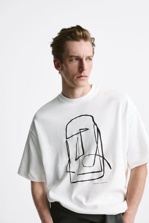 MEN Graphic Print Oversize T-Shirt