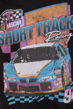 Unisex NASCAR Short Track Racing Vintage Black T-shirt