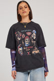 Unisex Billy Bones Club Flash Club Vintage Raw T-shirt