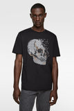 Man Geometric Skull Oversize T-shirt