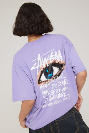 Women Ocular Relaxed Purple Universal T-shirt