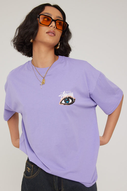 Women Ocular Relaxed Purple Universal T-shirt