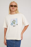 Thrills Come Enjoy Reality Box Tee Heritage White