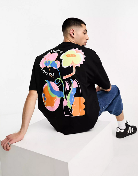 Men Asocial oversize T-shirt