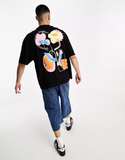 Men Asocial oversize T-shirt