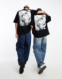 UNISEX MET KISS OVERSIZED PRINT T-SHIRT