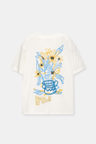 Men Vase Embroidered Oversize T-shirt