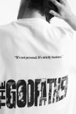 Men White The Godfather T-shirt