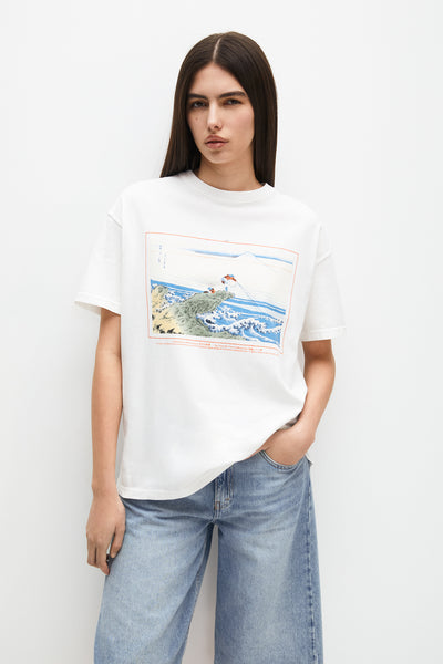 Women Mount Fuji Oversize T-shirt