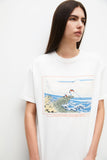 Women Mount Fuji Oversize T-shirt