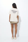 Women Nostalgia Slogan Oversize T-shirt