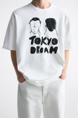 Men Tokyo Dream Graphic Print T-shirt