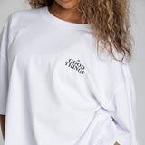 UNISEX Good Things Oversized White T-SHIRT