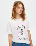 Women Dog Graphic Oversize T-shirt