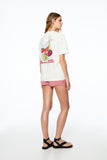 Women Fruit Print Oversize T-shirt