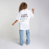 UNISEX Good Things Oversized White T-SHIRT