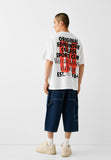 Men BOXY Oversized Print T-shirt