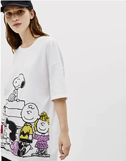 Women Snoopy Graphic Print T-shirt