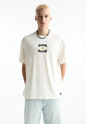 MEN GRAPHIC PRINTED OVERSIZE T-SHIRT