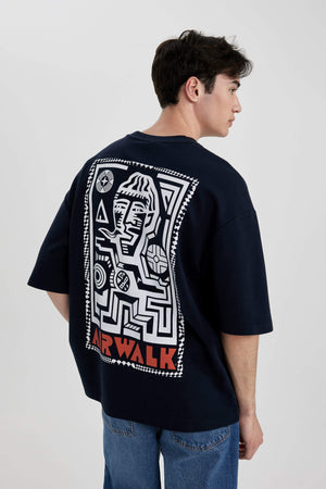 Man Loose Fit Printed T-Shirt