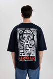 Man Loose Fit Printed T-Shirt