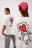 UNISEX Keith Haring Licensed Printed T-Shirt