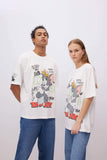 Unisex Tom Jerry Oversize Fit Printed T-Shirt