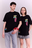 UNISEX Black Stitch Licensed Printed T-Shirt