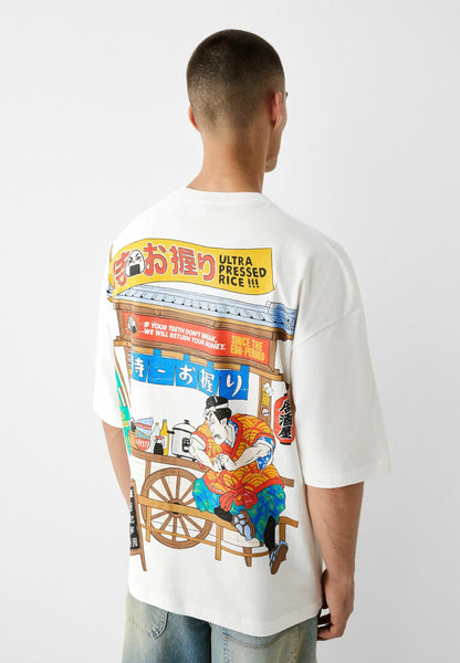 Men oversize Graphic Print T-Shirt