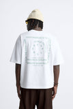 MAN EXPLORER GRAPHIC T-SHIRT T-SHIRT Tee Weed SMALL 