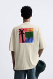 MEN Graphic Print Oversize T-Shirt