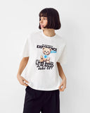 Women Printed Short Sleeve Oversize T-shirt