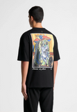 Men Picasso Black Oversize T-Shirt