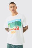 White Oversized South Park License T-shirt T-SHIRT Tee Weed SMALL 